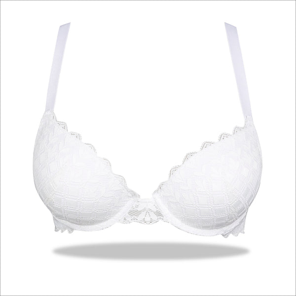 White Turkish Imported Padded Bra