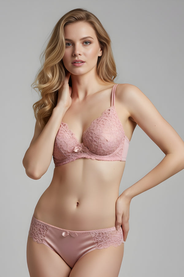 Luxe Shuttle Lace Bra & Panty Set