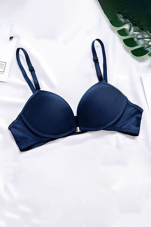 Blue Front Open - Soft Padded Bra