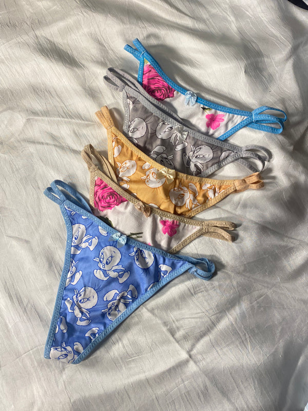 Assorted Design Thongs Pack of 5