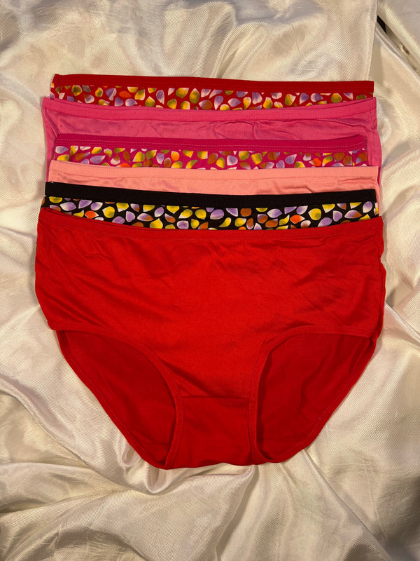 Super Soft Cotton Mix n Match Panties (Pack of 6)