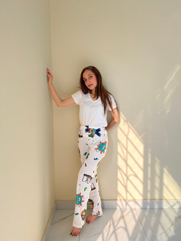 Luxe Cotton Trousers - Puzzle