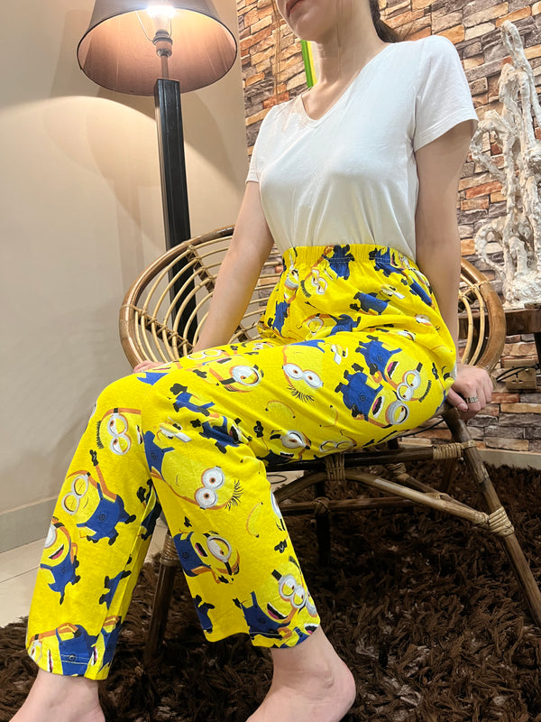 Luxe Cotton Trousers - Yellow Minnion