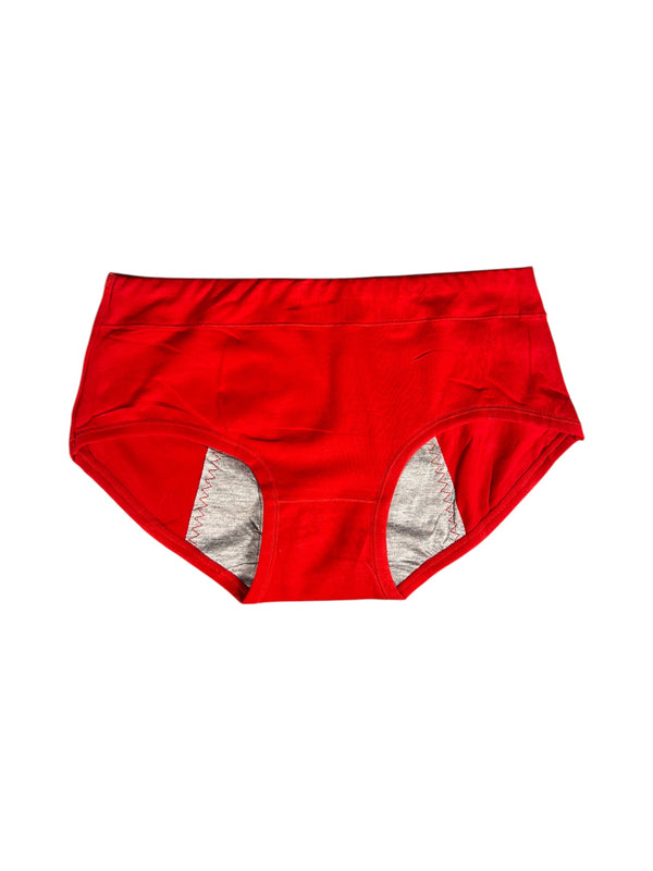 Red Leak Proof Double Layered Period Underwear