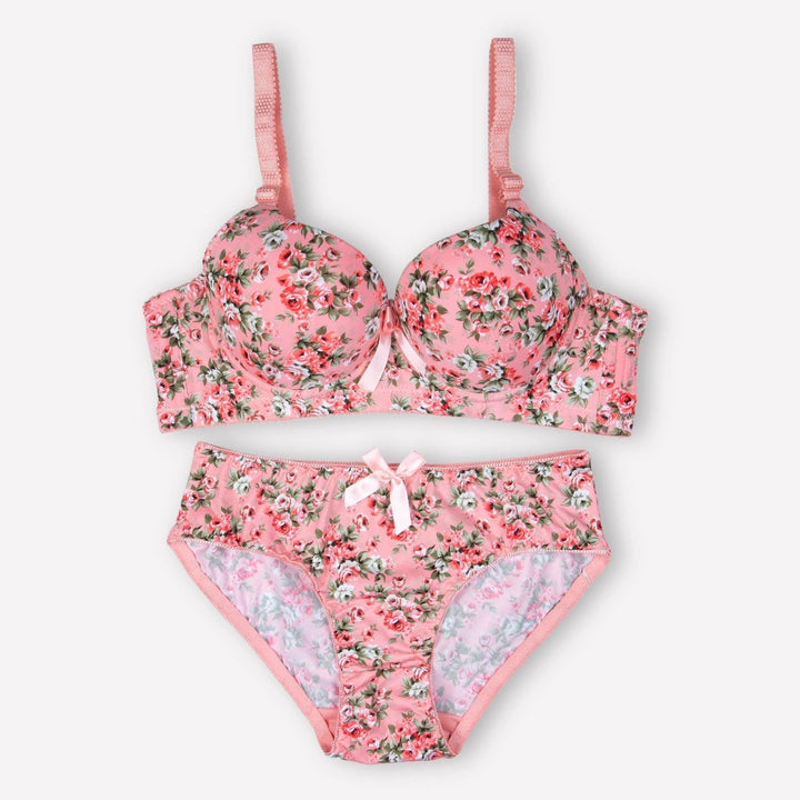 Pink Floral Padded Set - Espicopink