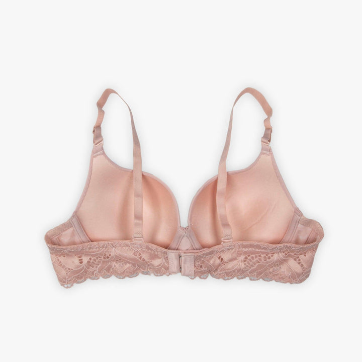 Beige Sugar Lacy Bra - Espicopink