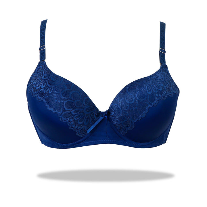 Lacy Lizzie-Half Cup Lace Bra - Espicopink