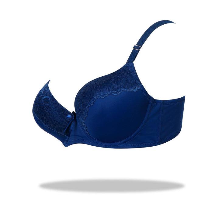 Lacy Lizzie-Half Cup Lace Bra - Espicopink