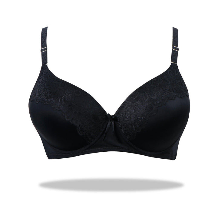 Lacy Lizzie-Half Cup Lace Bra - Espicopink