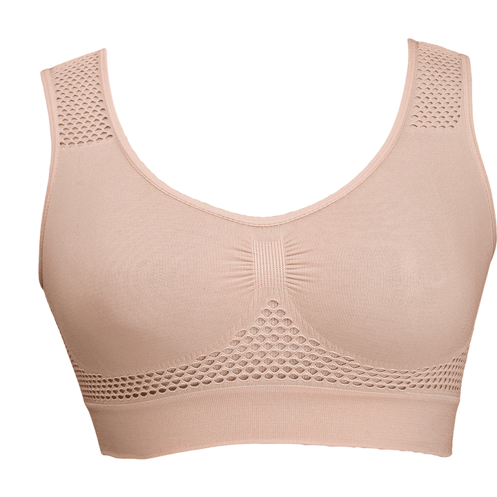 Fennel - Stretchable Seamless Non-Padded Air Bra - Espicopink