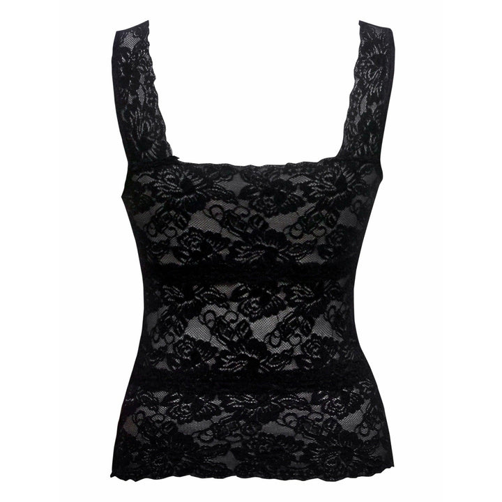 Black Orchid - Floral Silky Camisole - Espicopink