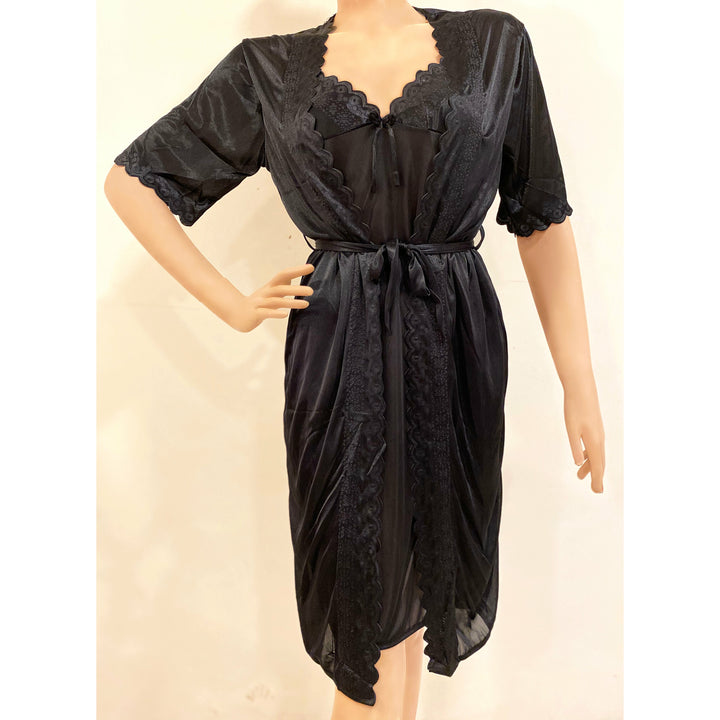 Blazing Silk Nightwear (Slip & Gown) - Espicopink