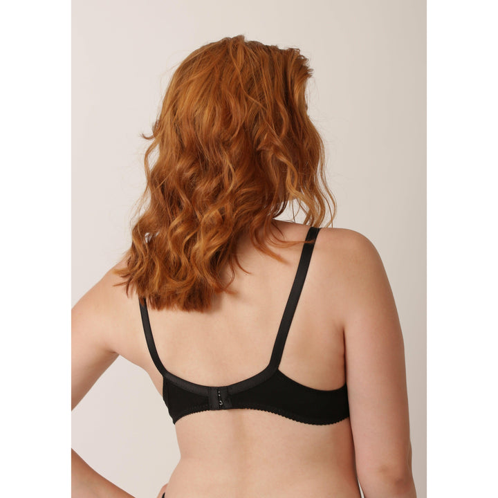 Black Mimosa - Comfiest Open Cups With Clip Nursing / Maternity Bra - Espicopink