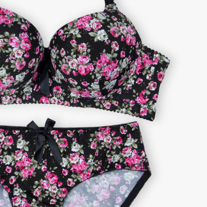 Pink Floral Padded Set - Espicopink