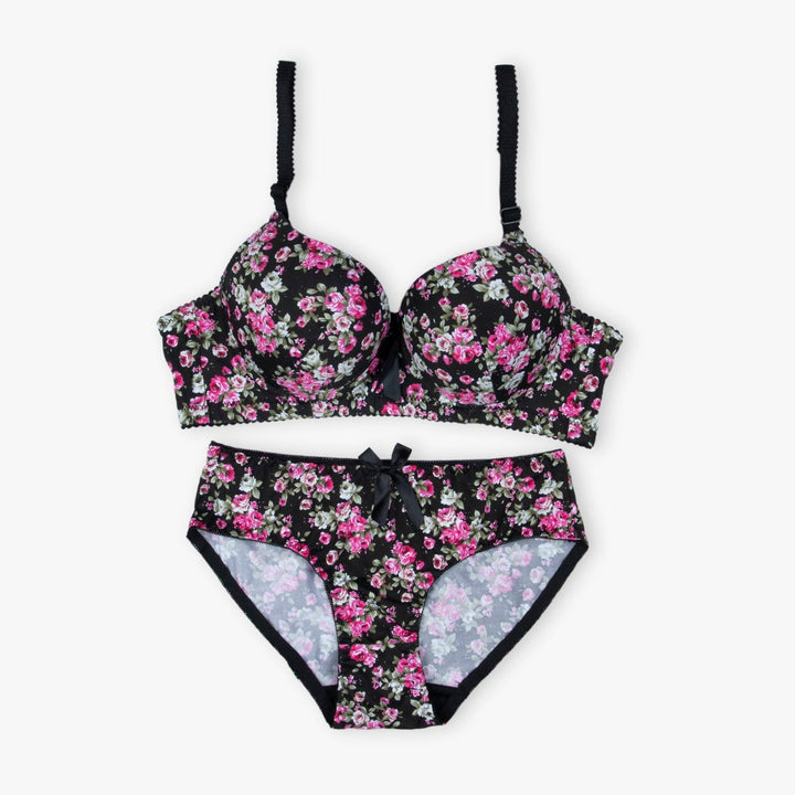 Pink Floral Padded Set - Espicopink