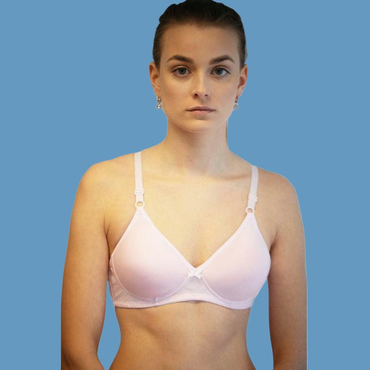 Black Clarkia - Padded Non-Wired T-Shirt Bra - Espicopink